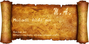 Muladi Alóma névjegykártya